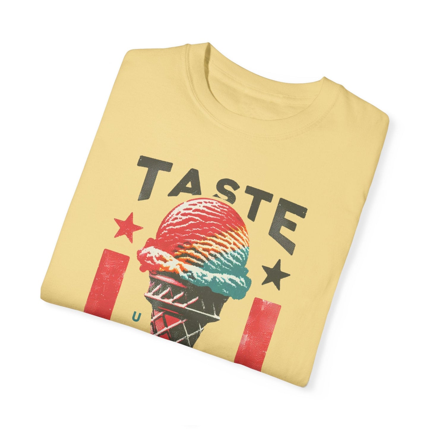 Patriotic Ice Cream Cone Tee - Show Your Spirit with Comfort Colors 1717 4th of July, Labor Day, Memorial Day