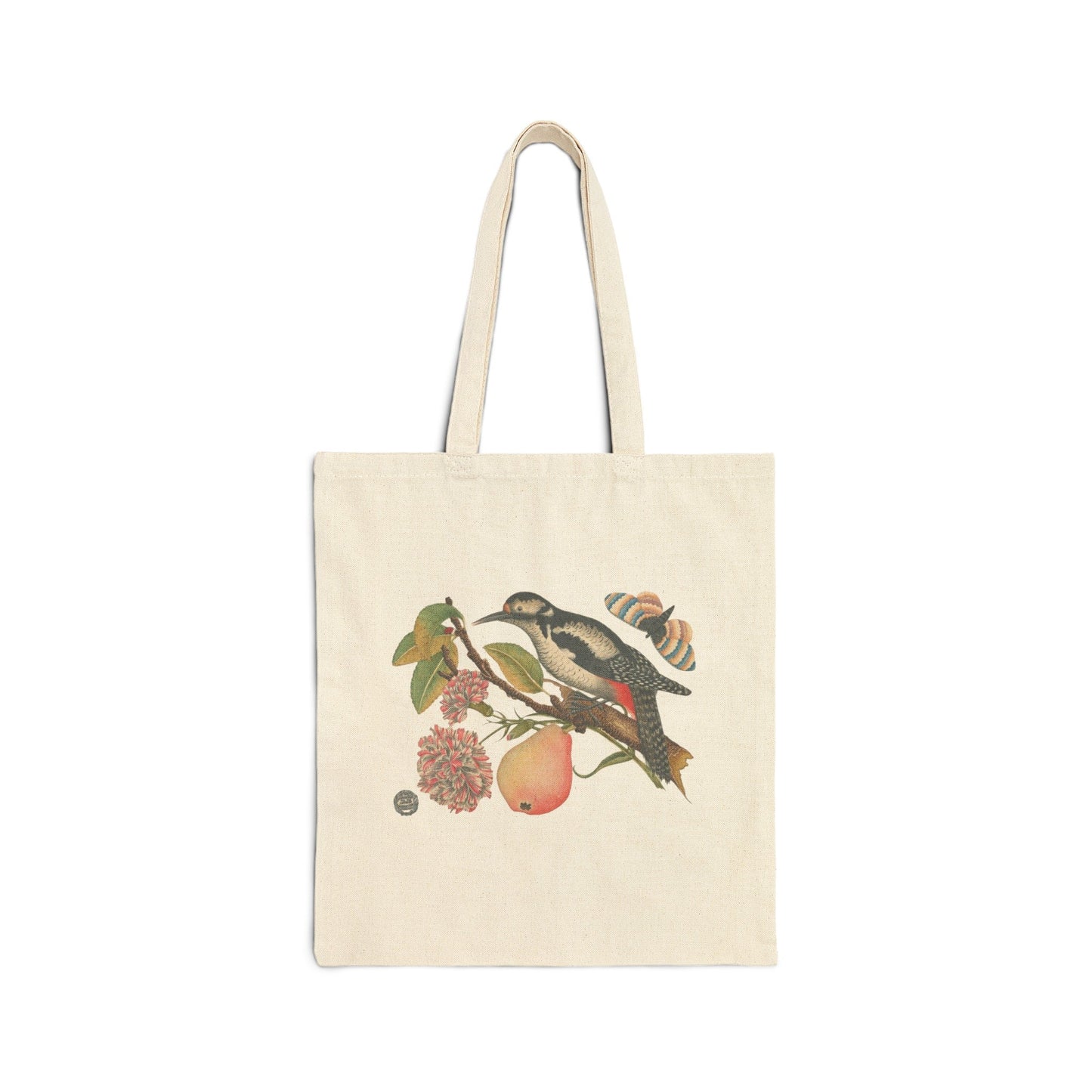 Serenity in Bloom Nature's Companions Cotton Canvas Tote Bag Great Gift, Beach Bag, Reusable bag, Shopping Bag, Durable Tote Bag