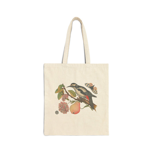 Serenity in Bloom Nature's Companions Cotton Canvas Tote Bag Great Gift, Beach Bag, Reusable bag, Shopping Bag, Durable Tote Bag