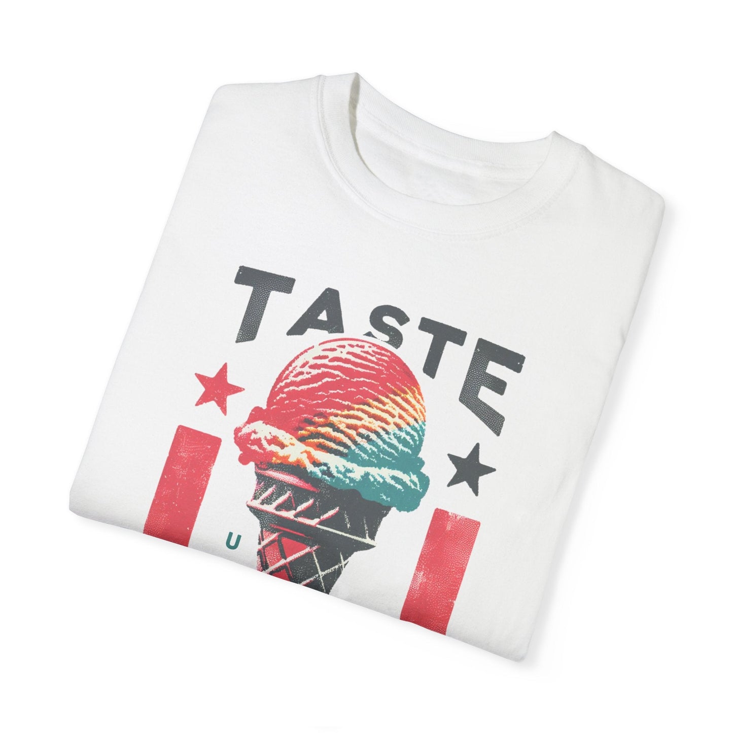 Patriotic Ice Cream Cone Tee - Show Your Spirit with Comfort Colors 1717 4th of July, Labor Day, Memorial Day