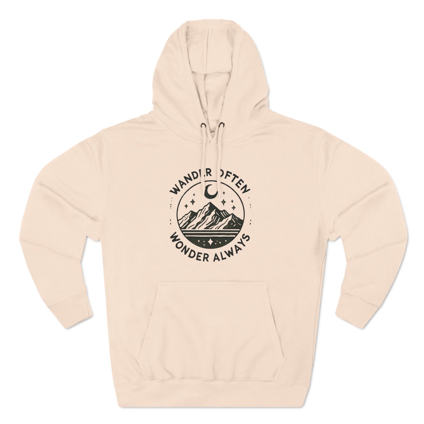 Wander Often Wonder Always Graphic Hoodie