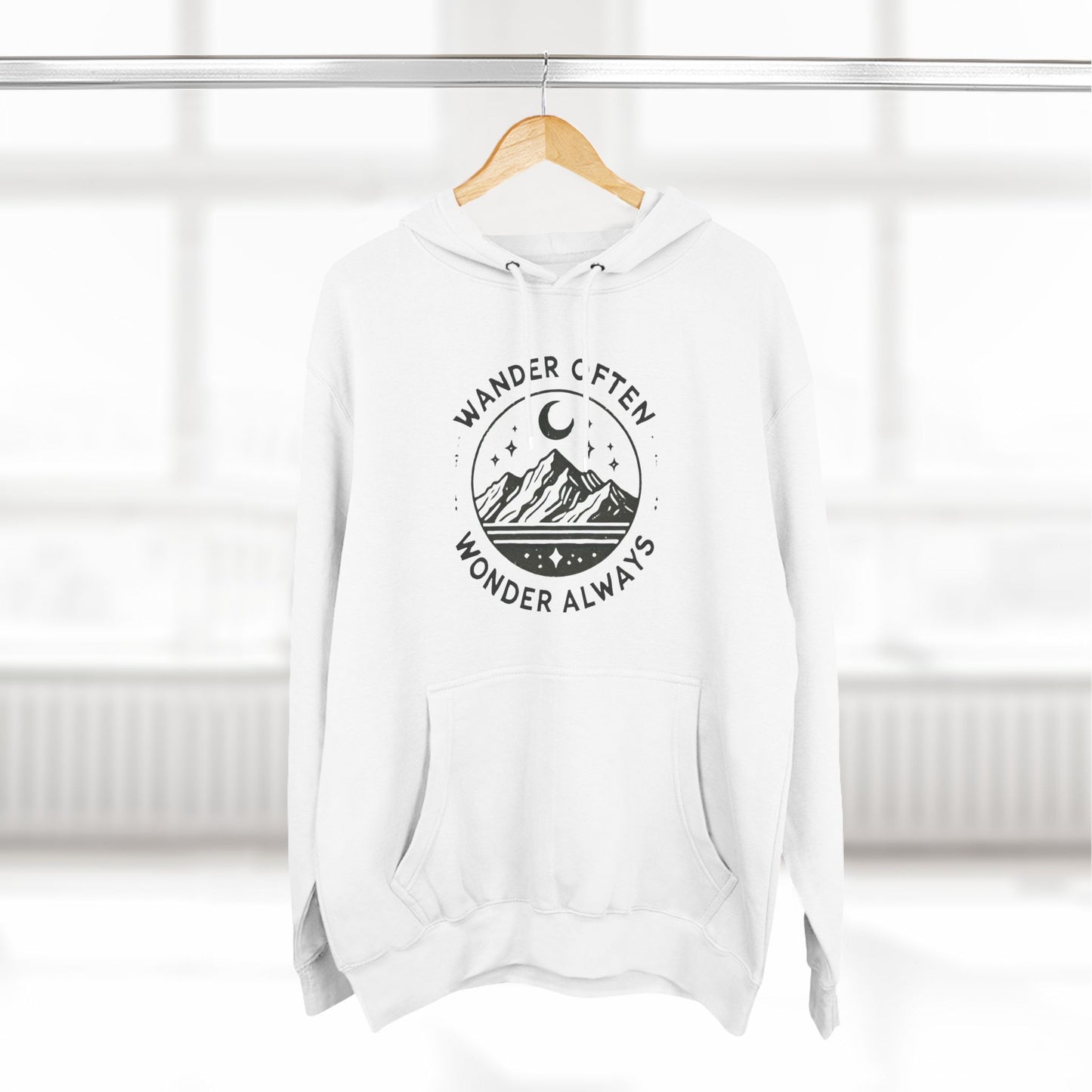 Wander Often Wonder Always Graphic Hoodie