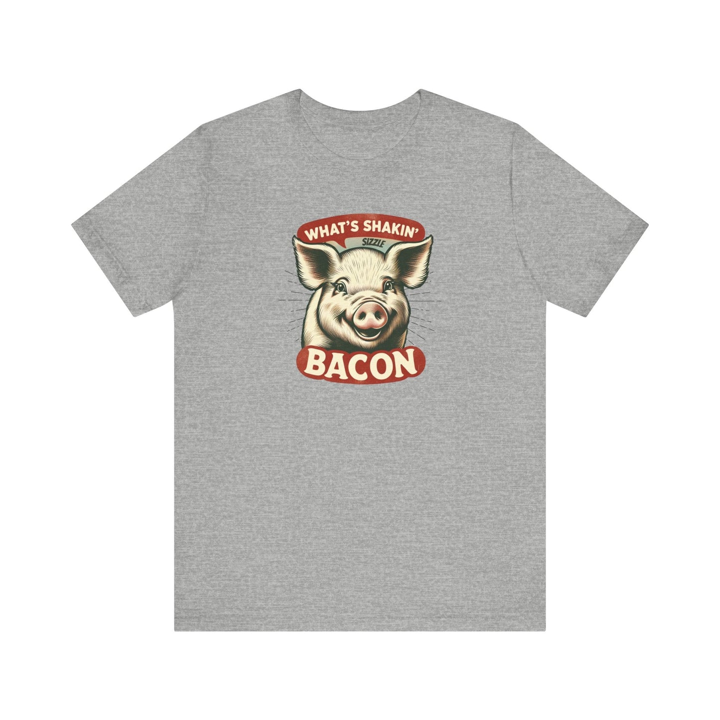 What's Shakin' Bacon - Bacon Vibes! Join The Bacon Crew! Dive into Fun with Our Classic Tee! Bacon Lovers!