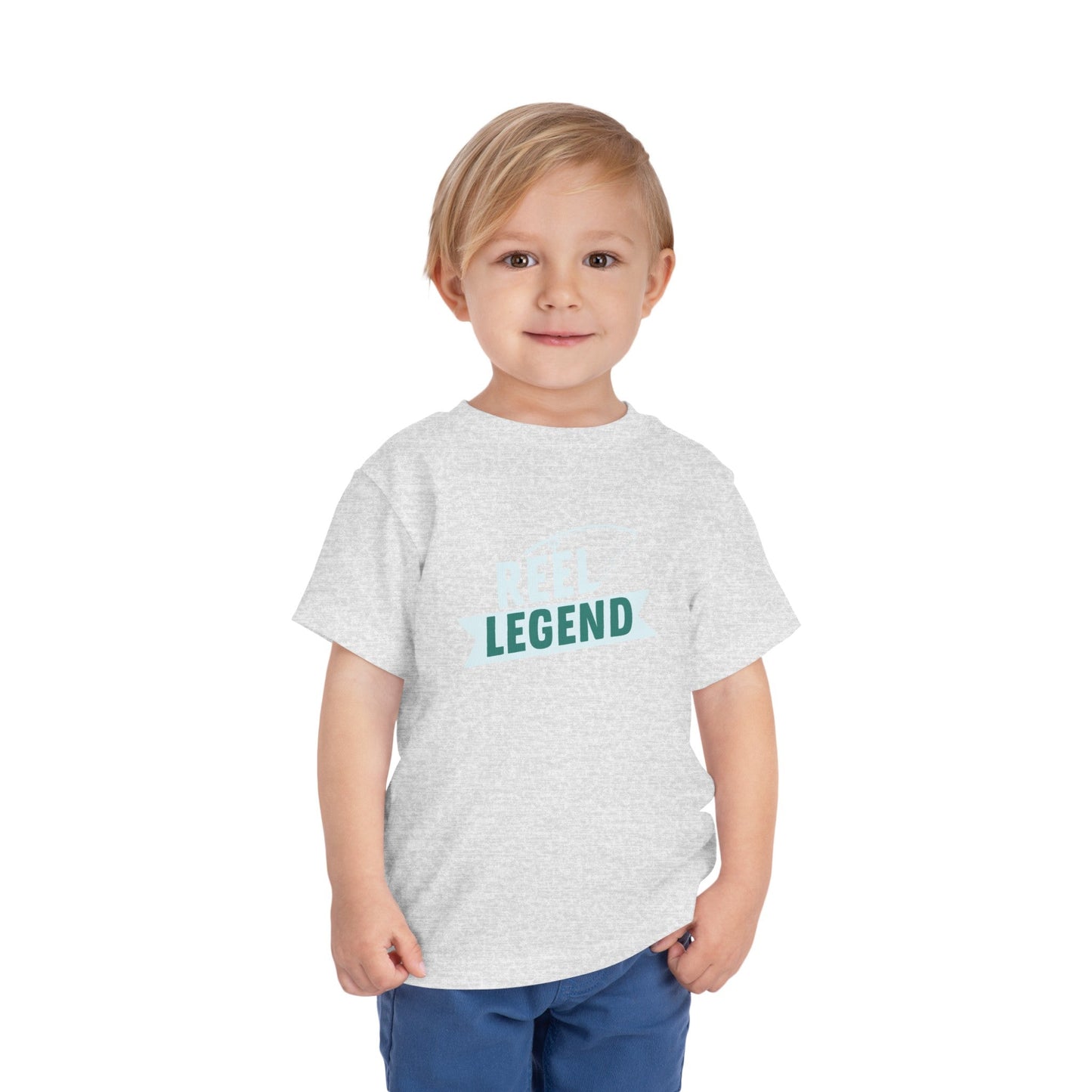 Reel Legend Toddler Short Sleeve Tee - Fun and Comfy Kids Fishing Shirt