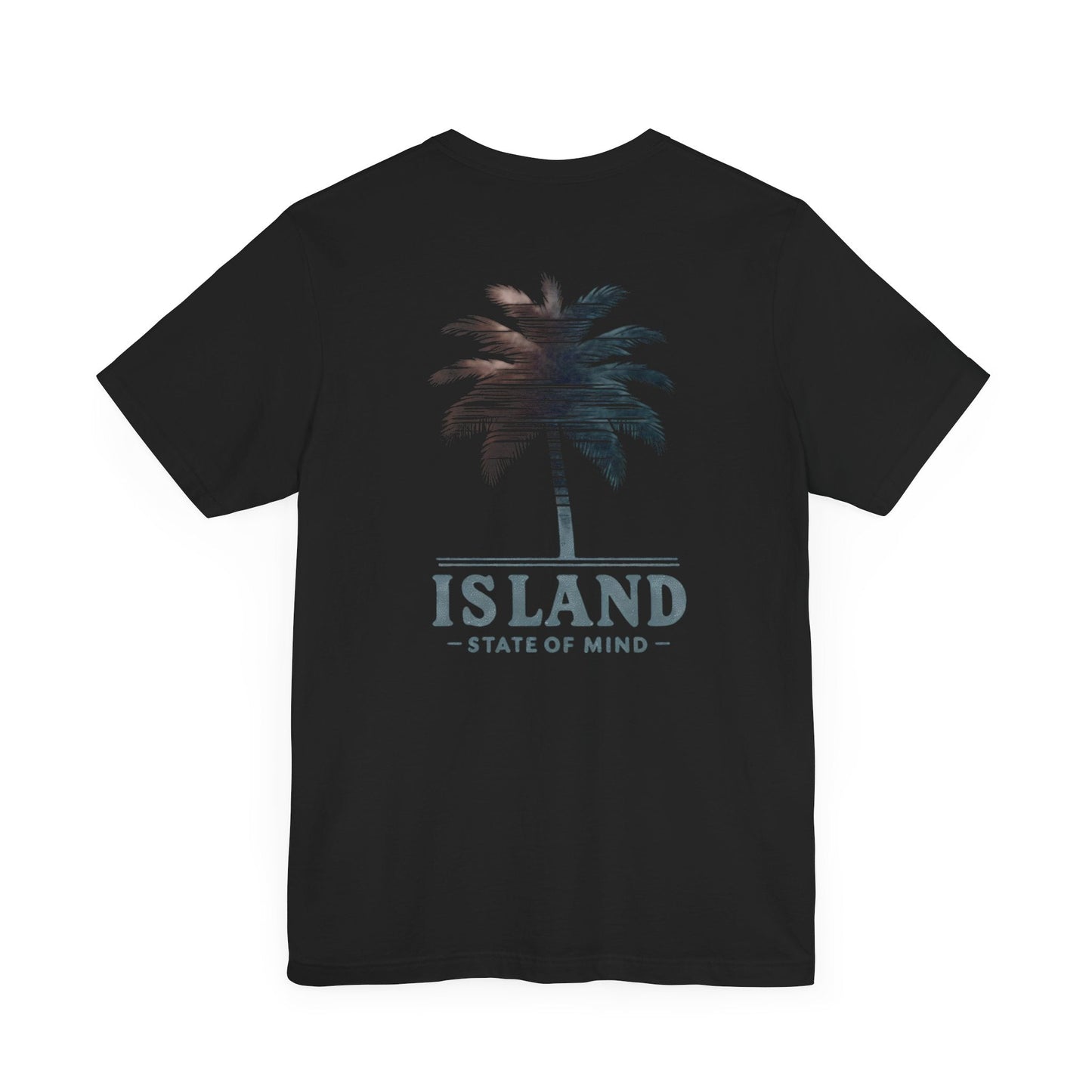 Vacation Vibes: Unisex Island State of Mind Palm Tree Graphic Tee Great Gift Idea