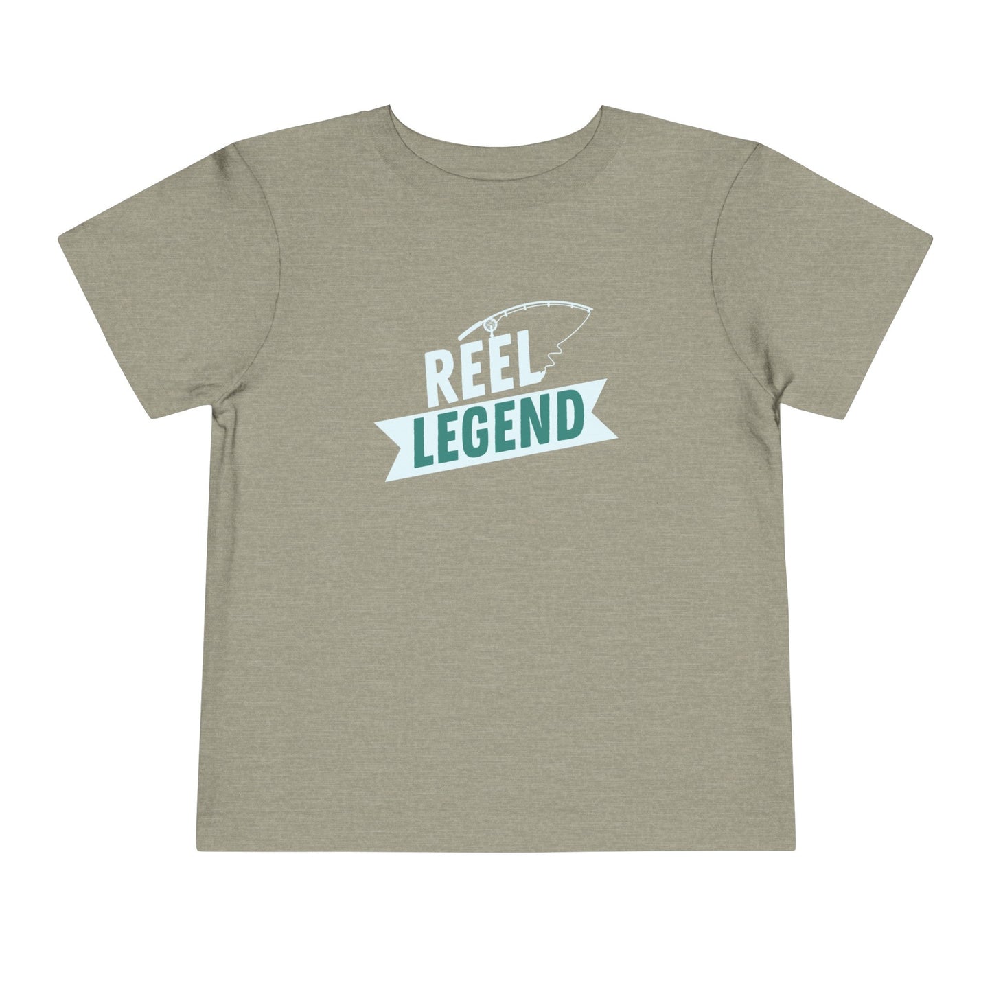 Reel Legend Toddler Short Sleeve Tee - Fun and Comfy Kids Fishing Shirt