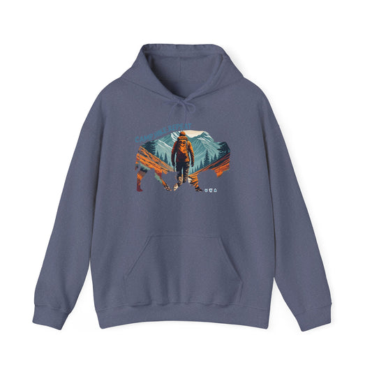 Camp. Hike. Repeat. Hooded Sweatshirt Cozy & Stylish  Unisex Hooded Sweatshirt