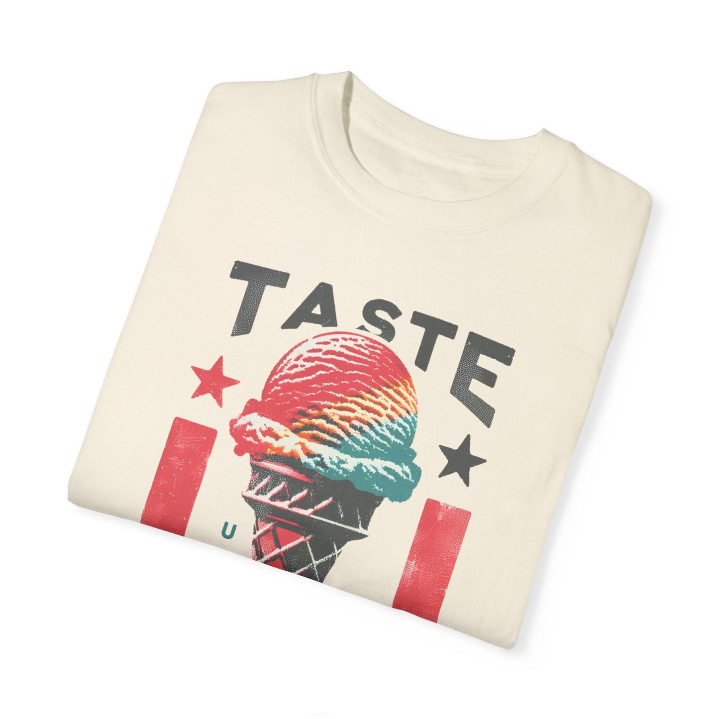 Patriotic Ice Cream Cone Tee - Show Your Spirit with Comfort Colors 1717 4th of July, Labor Day, Memorial Day