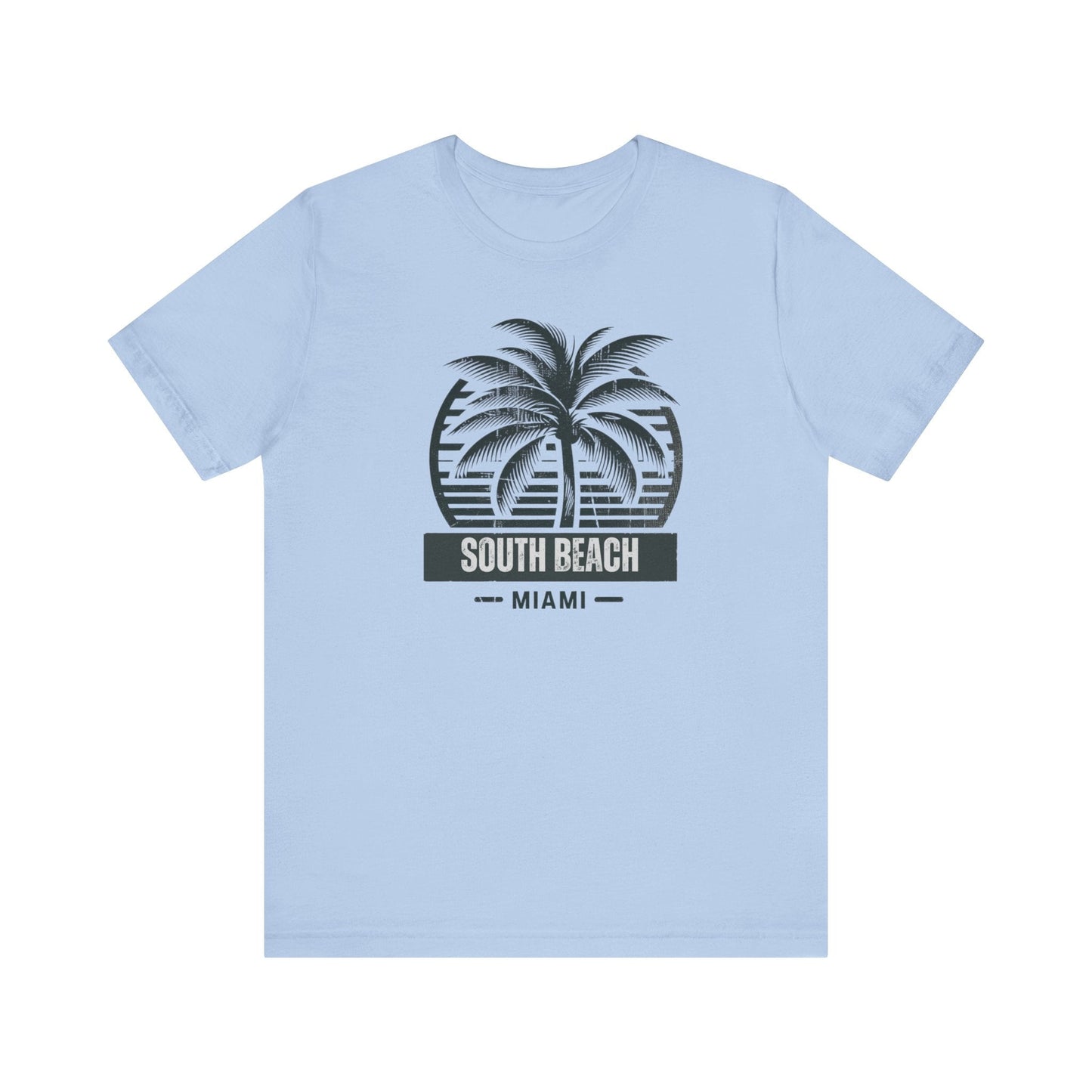 South Beach Serenity: Unisex Palm Trees Tee, the Ultimate Gift for Every Occasion Boyfriend Gift, Girlfriend Gift