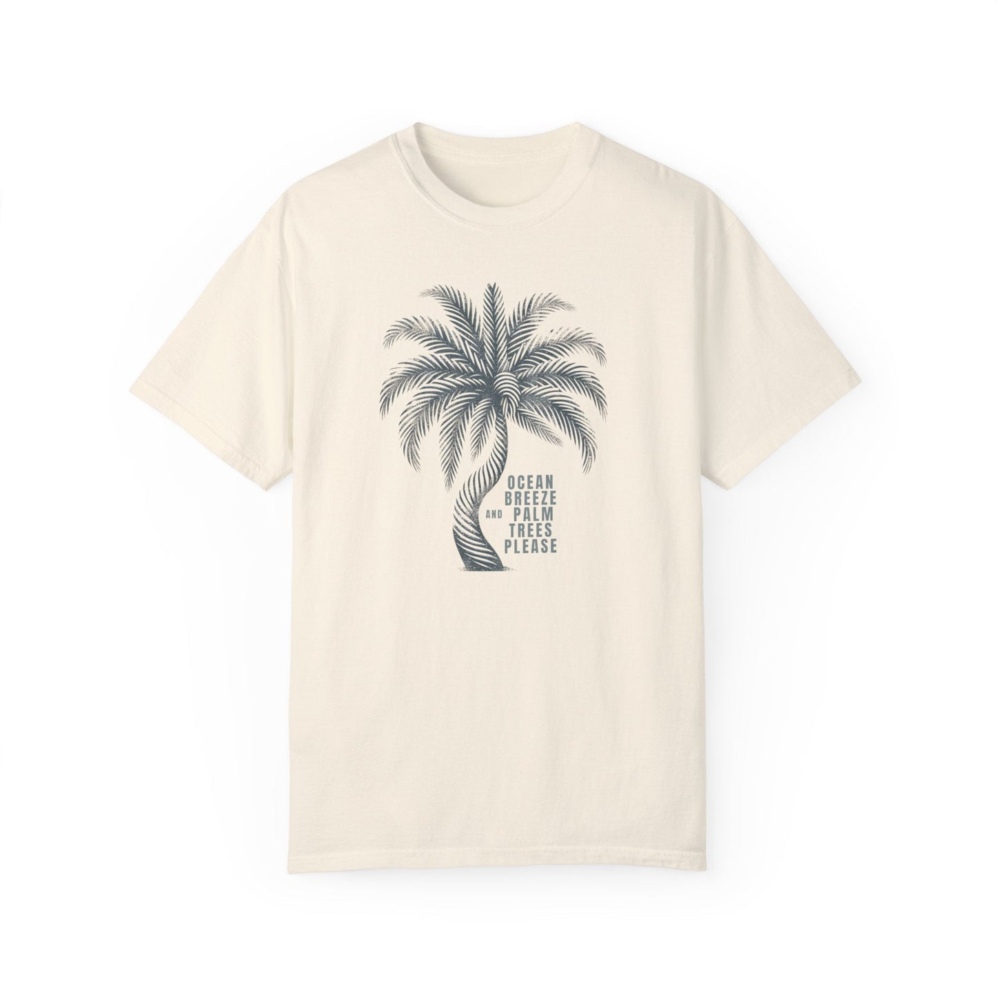 Ocean Breeze & Palm Trees: Enjoy Comfort with Our Cozy Cotton Tee Great Gift Tshirt