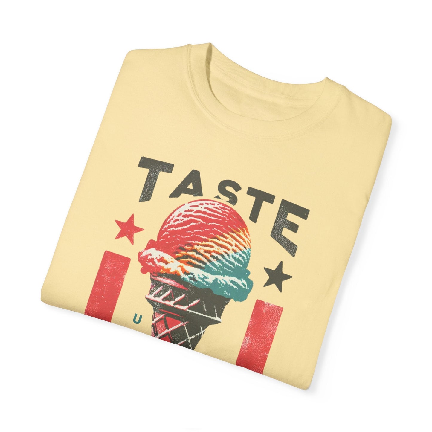 Patriotic Ice Cream Cone Tee - Show Your Spirit with Comfort Colors 1717 4th of July, Labor Day, Memorial Day