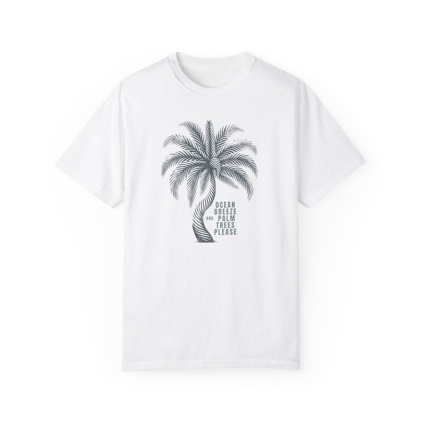 Ocean Breeze & Palm Trees: Enjoy Comfort with Our Cozy Cotton Tee Great Gift Tshirt