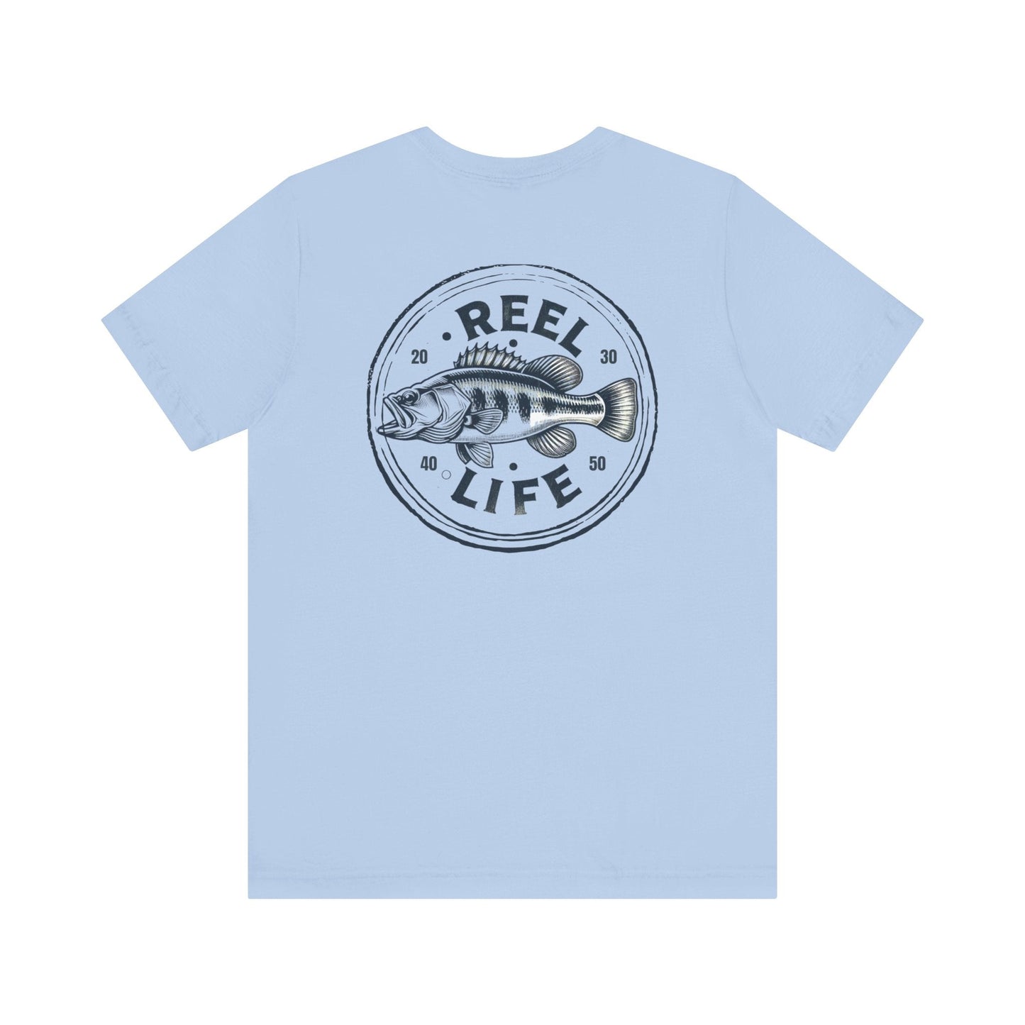 Reel Life Fishing Tee: Cast Away in Comfort & Style! Great Gift Idea for Anyone who Loves Fishing