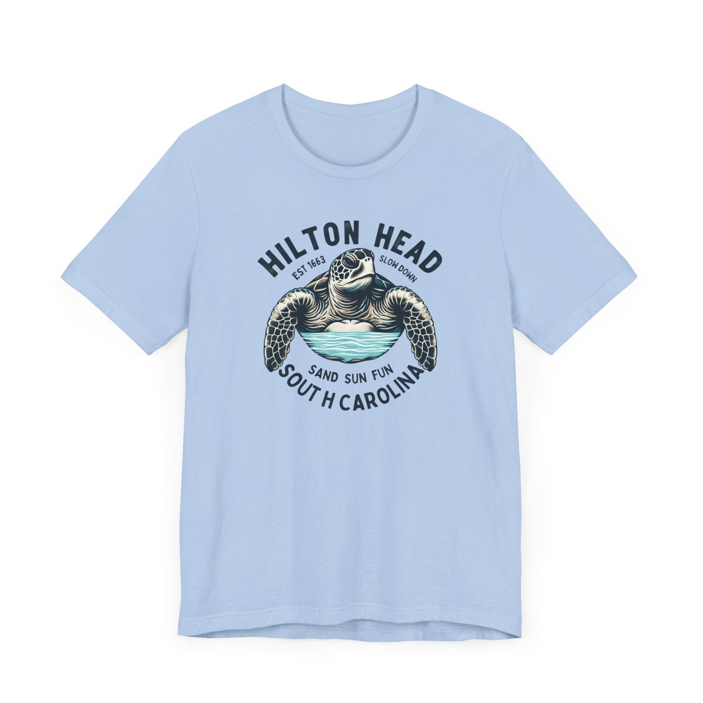 Hilton Head South Carolina Graphic Tee Vacation Shirt Beach Vibes Destination Shirt Great Gift Idea