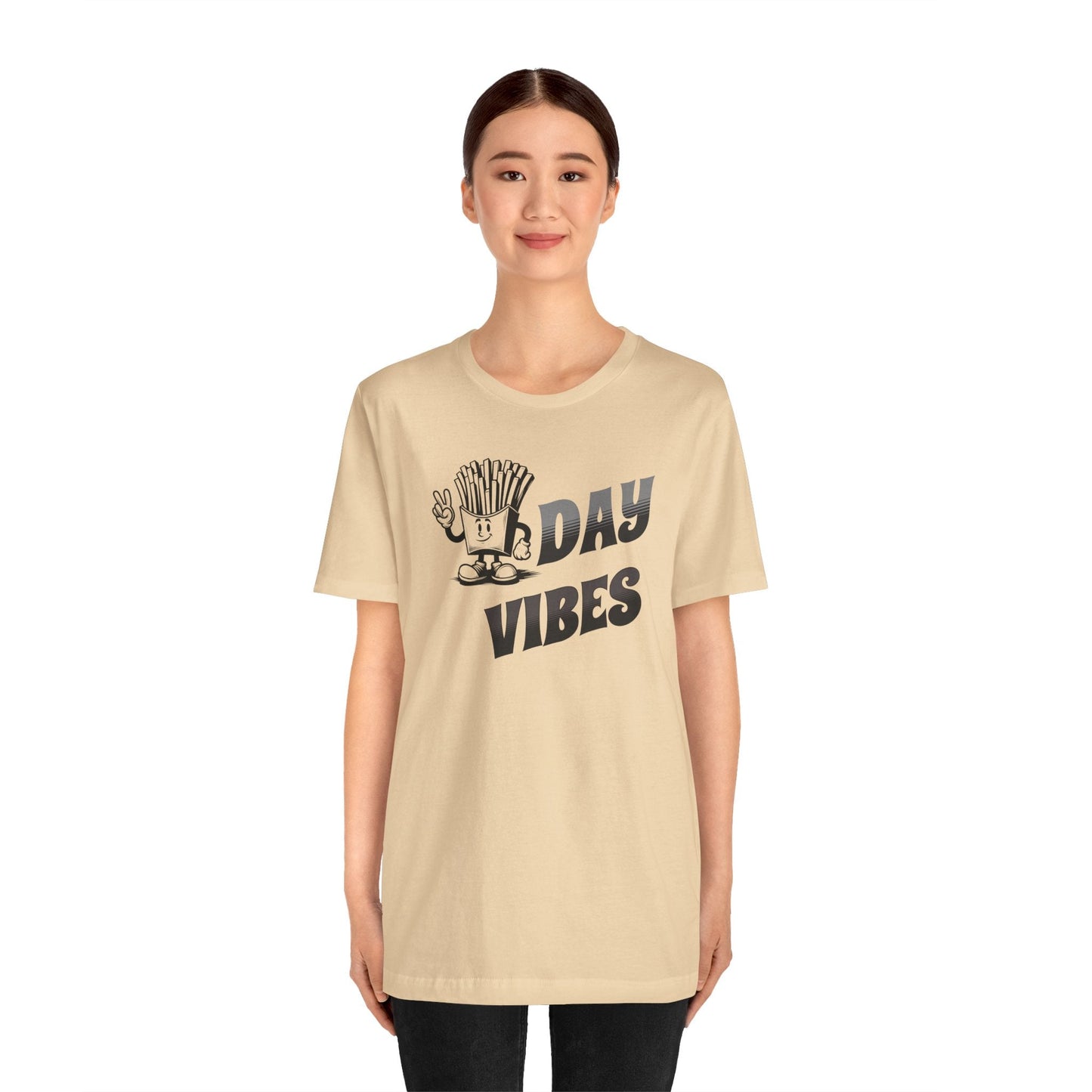 Funny Fryday Vibes Tee - Hilarious French Fry Humor Shirt for Casual Fridays! Funny Tshirt Makes a great gift