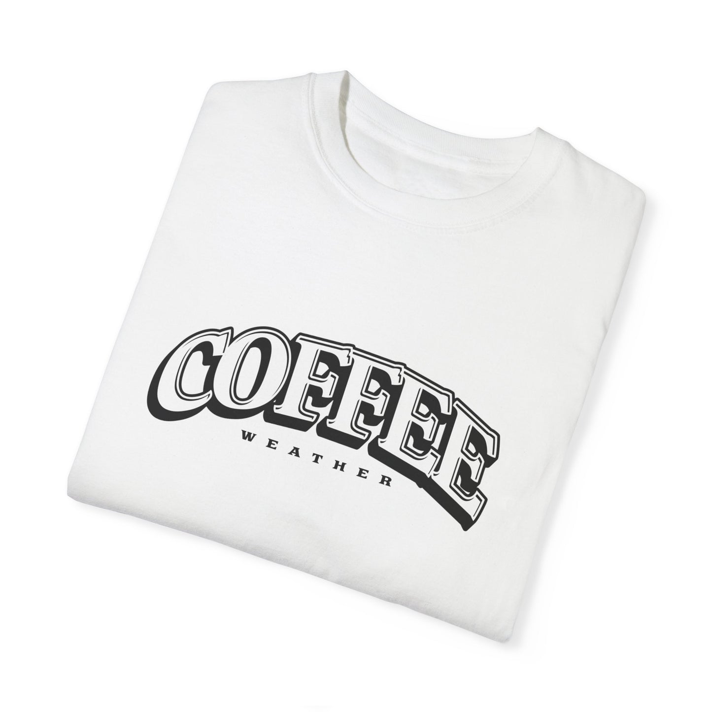 Coffee Weather Winter-Inspired Graphic Tee Shirt