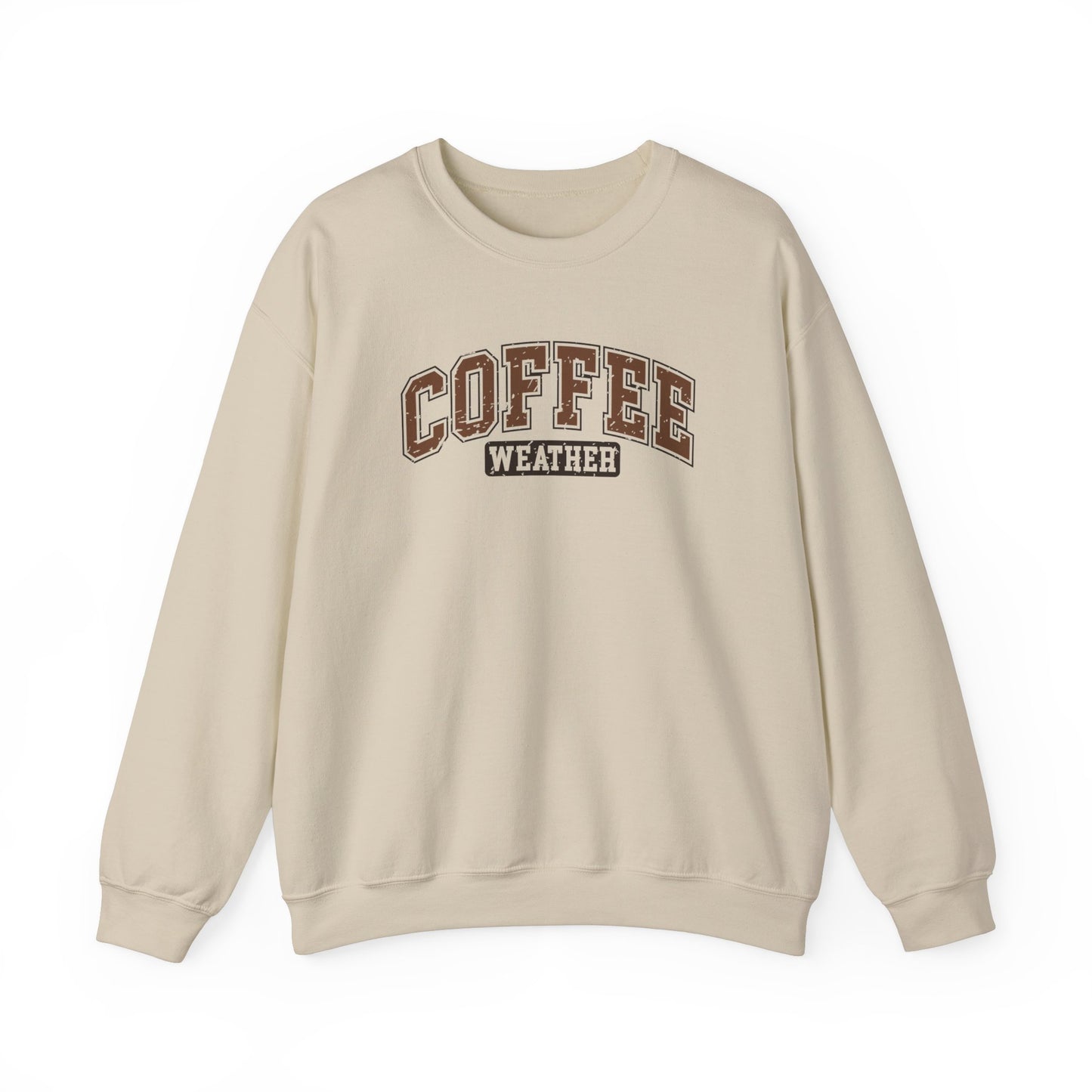 Coffee Weather Graphic Sweatshirt for Cozy Winter Vibes