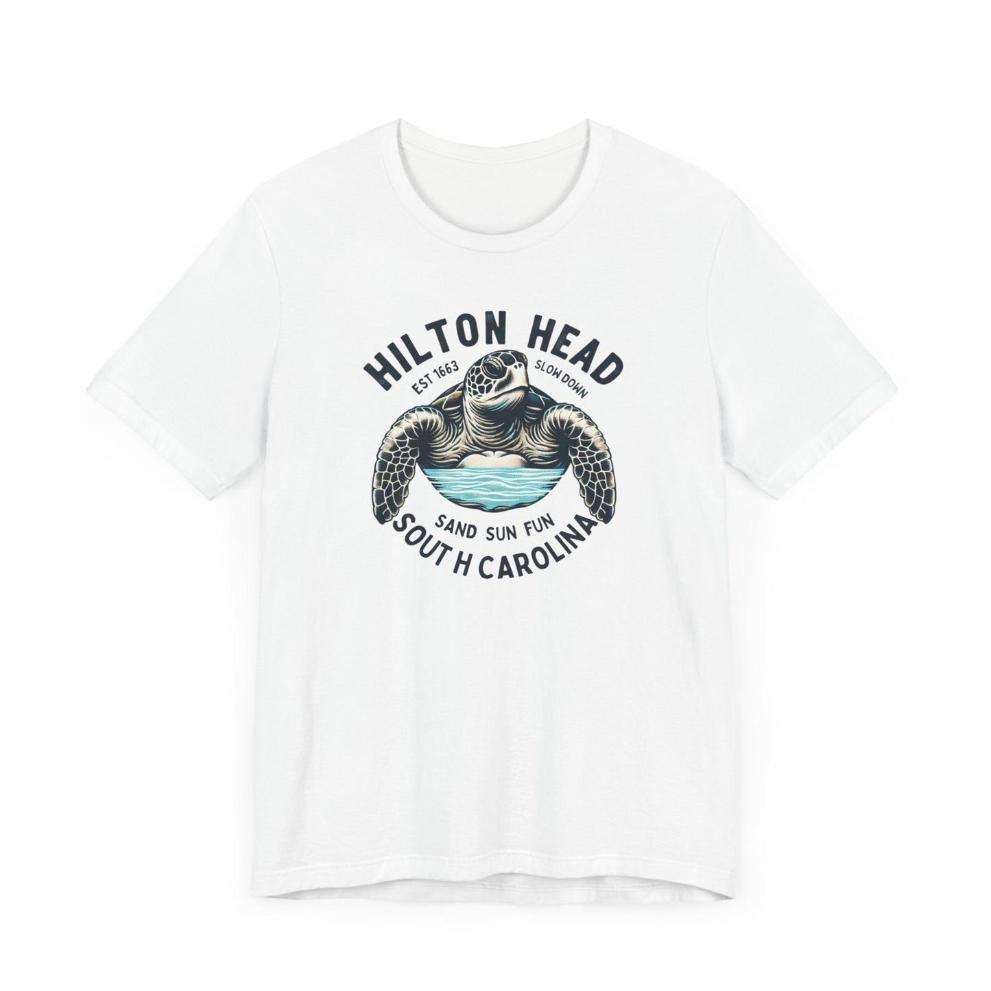 Hilton Head South Carolina Graphic Tee Vacation Shirt Beach Vibes Destination Shirt Great Gift Idea