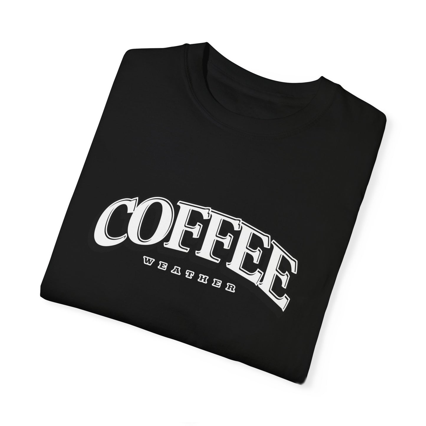 Coffee Weather Winter-Inspired Graphic Tee Shirt