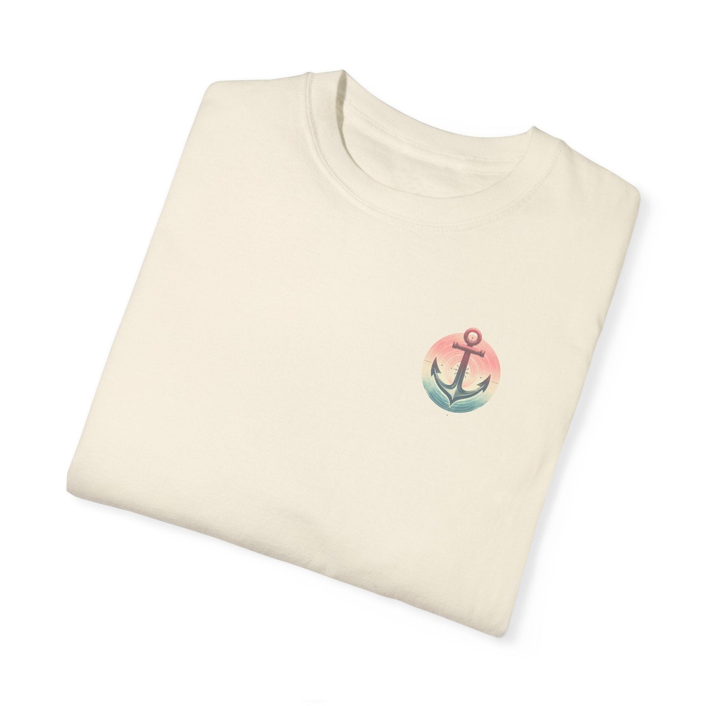 Beautiful Nautical Coastal Anchor T-Shirt | Comfort Colors 1717 Wife Gift, Daughter Gift, Sister Gift, Girlfriend Gift, Beach Shirt