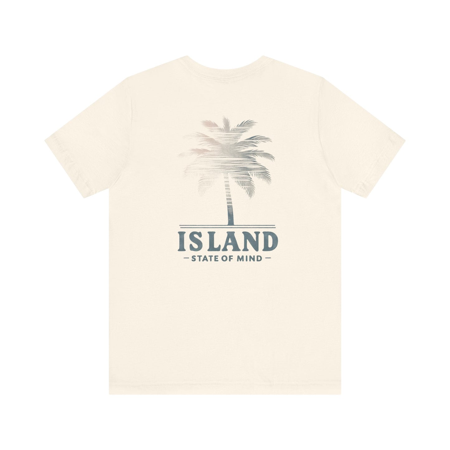 Vacation Vibes: Unisex Island State of Mind Palm Tree Graphic Tee Great Gift Idea