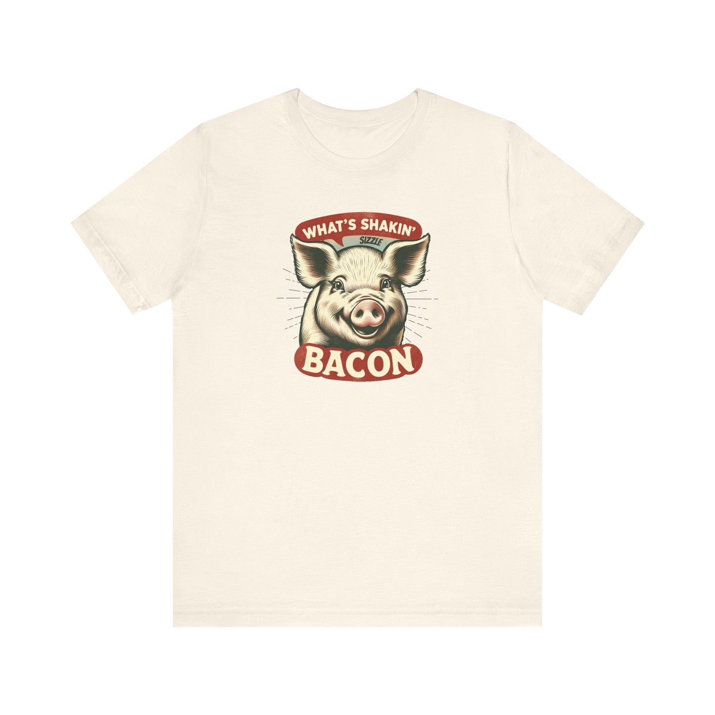 What's Shakin' Bacon - Bacon Vibes! Join The Bacon Crew! Dive into Fun with Our Classic Tee! Bacon Lovers!