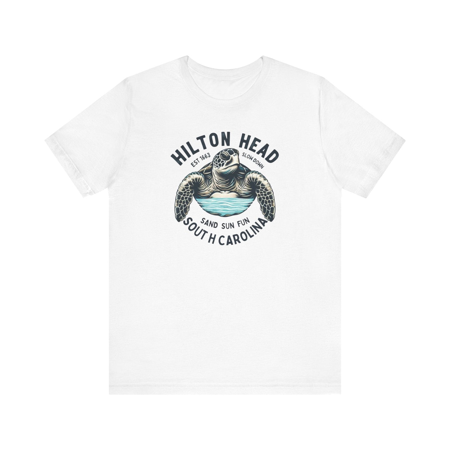 Hilton Head South Carolina Graphic Tee Vacation Shirt Beach Vibes Destination Shirt Great Gift Idea