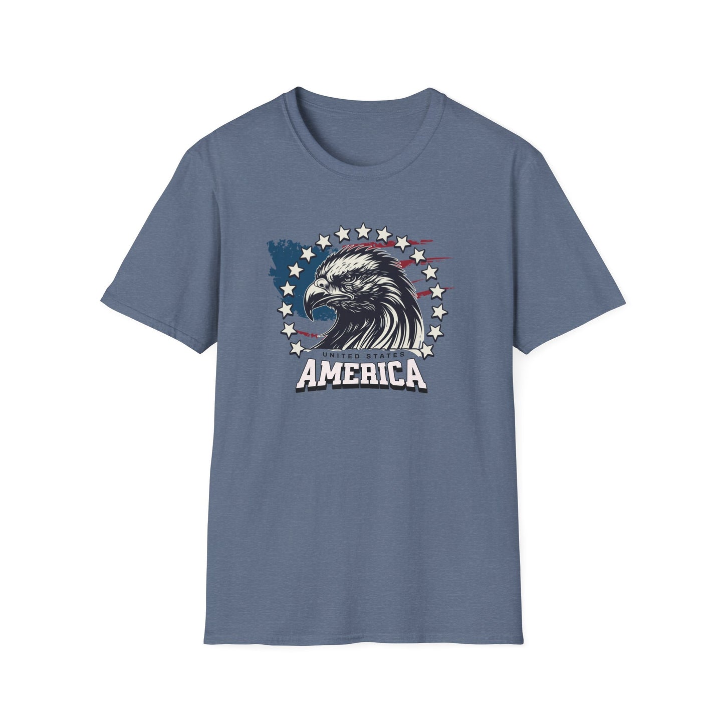 United States of America Patriotic Eagle T-Shirt   American Flag Design