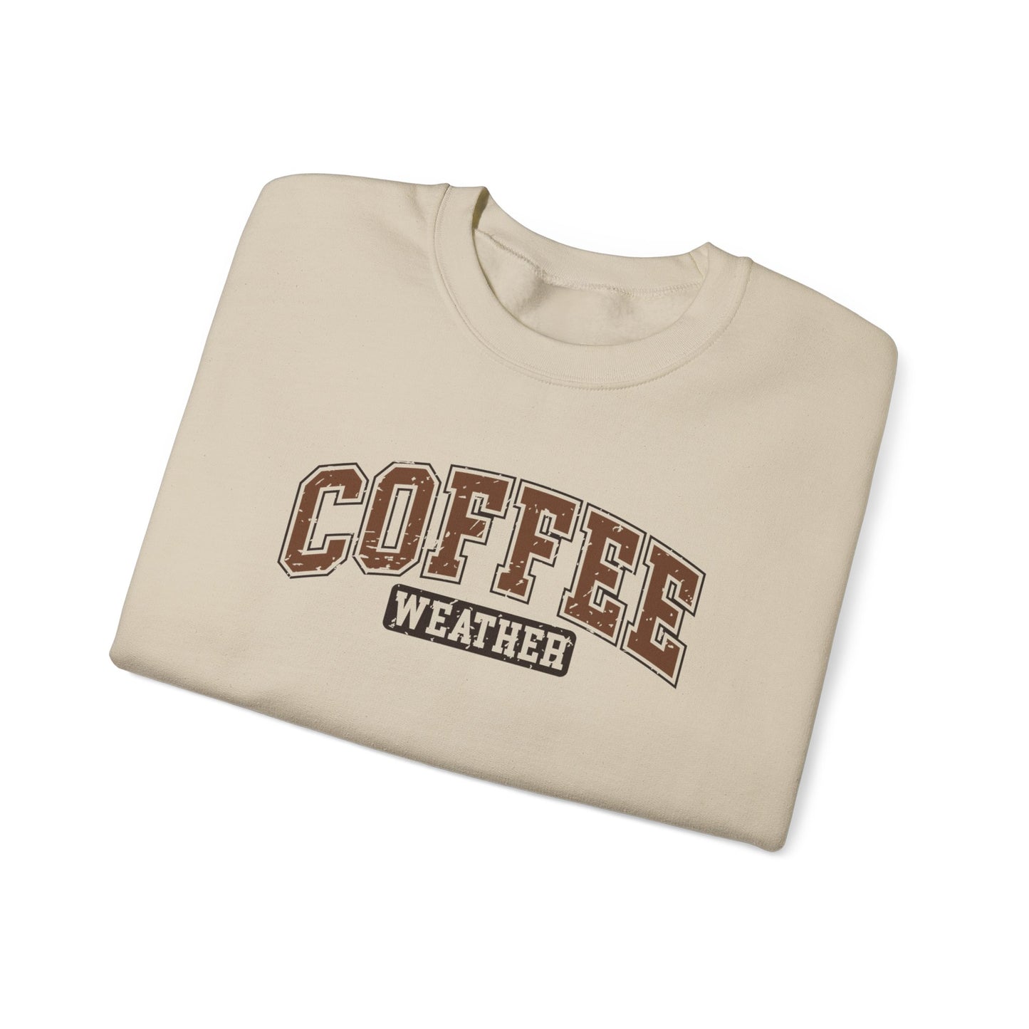 Coffee Weather Graphic Sweatshirt for Cozy Winter Vibes