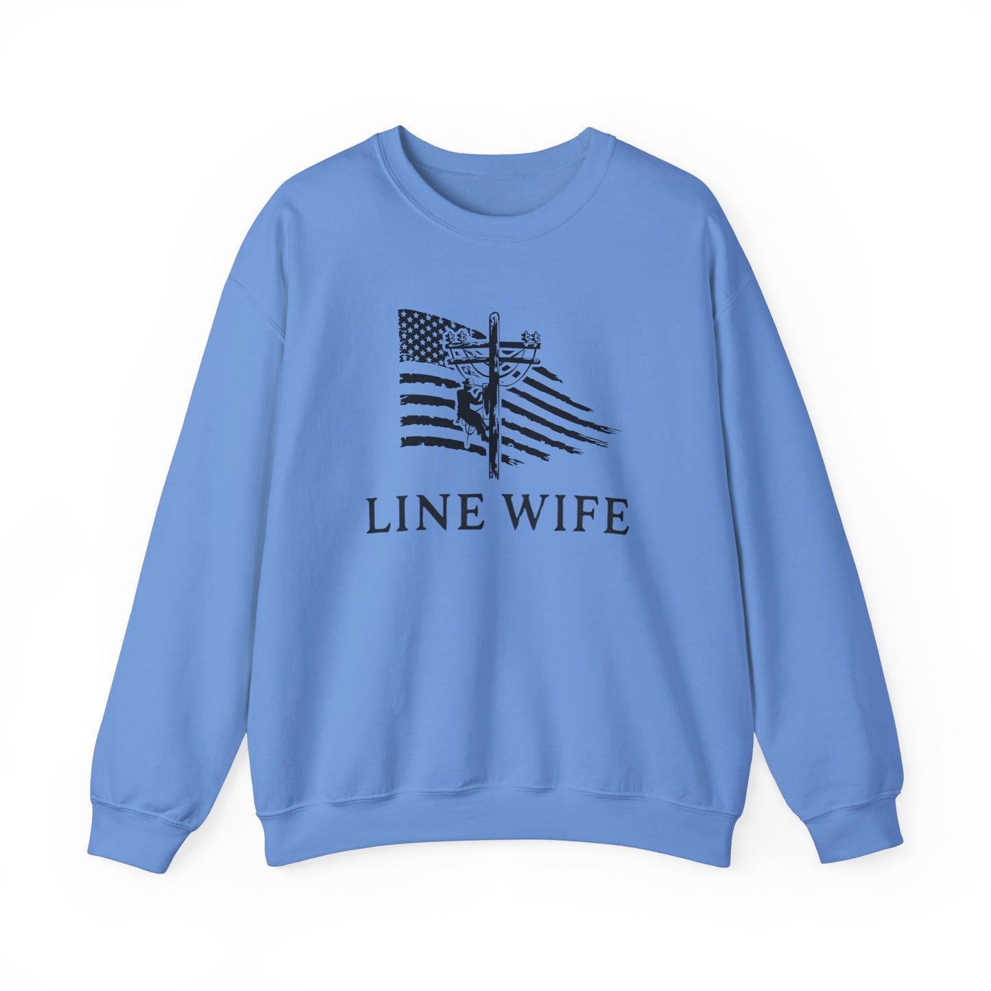 Lineman Wife Graphic Sweatshirt - Lineman Shirt Thoughtful Gift Idea for Loved Ones