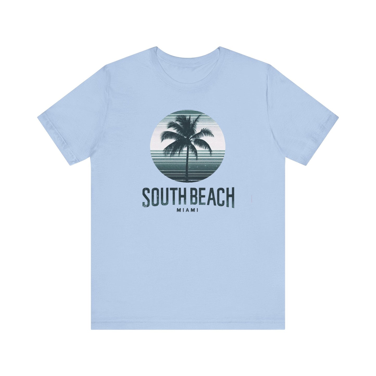 South Beach Serenity: Unisex Palm Trees Tee, the Ultimate Gift for Every Occasion Boyfriend Gift, Girlfriend Gift