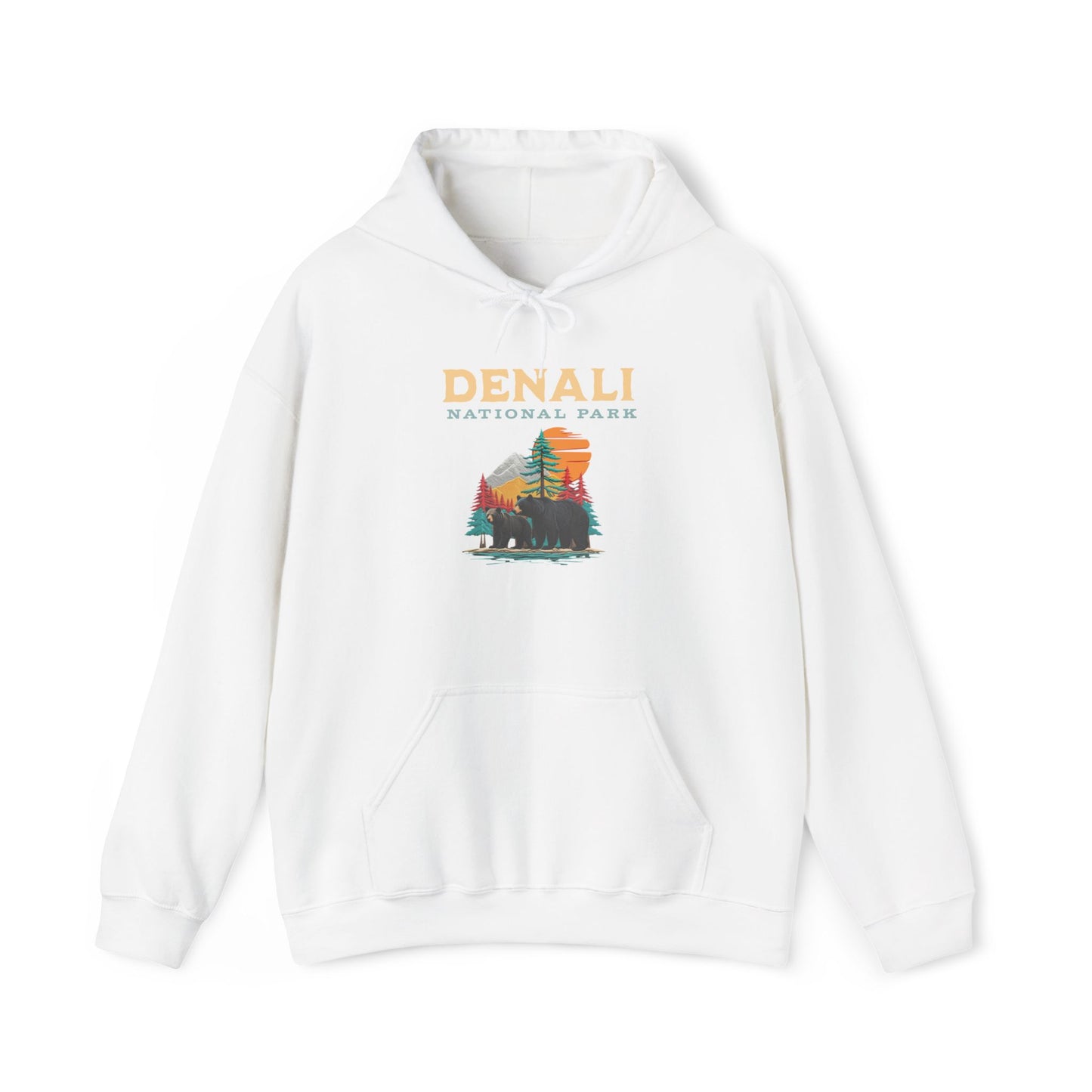 Denali National Park Bears hoodie Wildlife Adventure Tee for Outdoor Enthusiasts