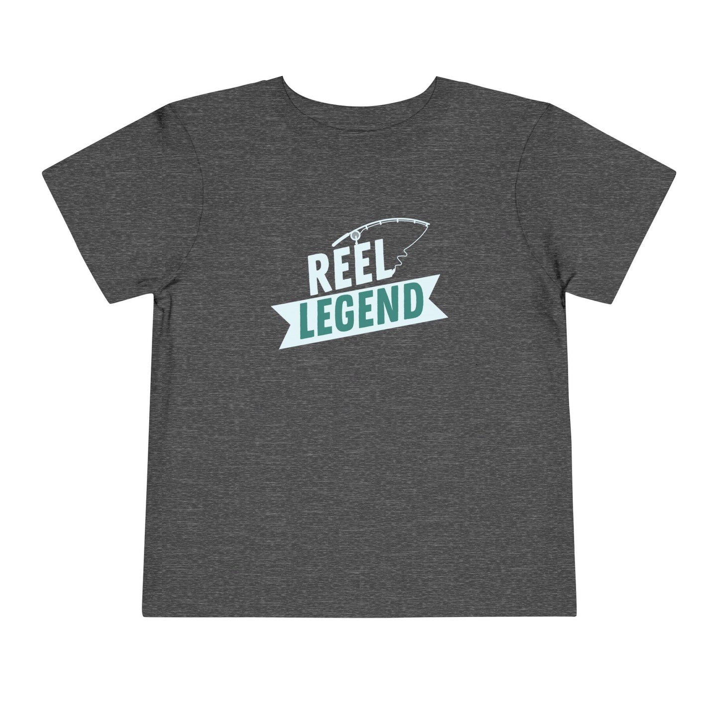 Reel Legend Toddler Short Sleeve Tee - Fun and Comfy Kids Fishing Shirt