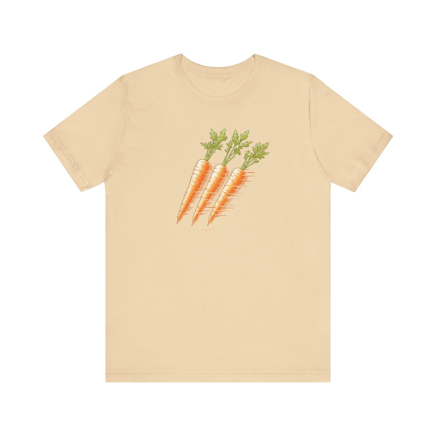 Carrot Crush Garden Fresh Vibes Tee Graphic Tee Shirt for Women Minimalist Foodie Cook Baker Hiking Camping Botanical Gardner