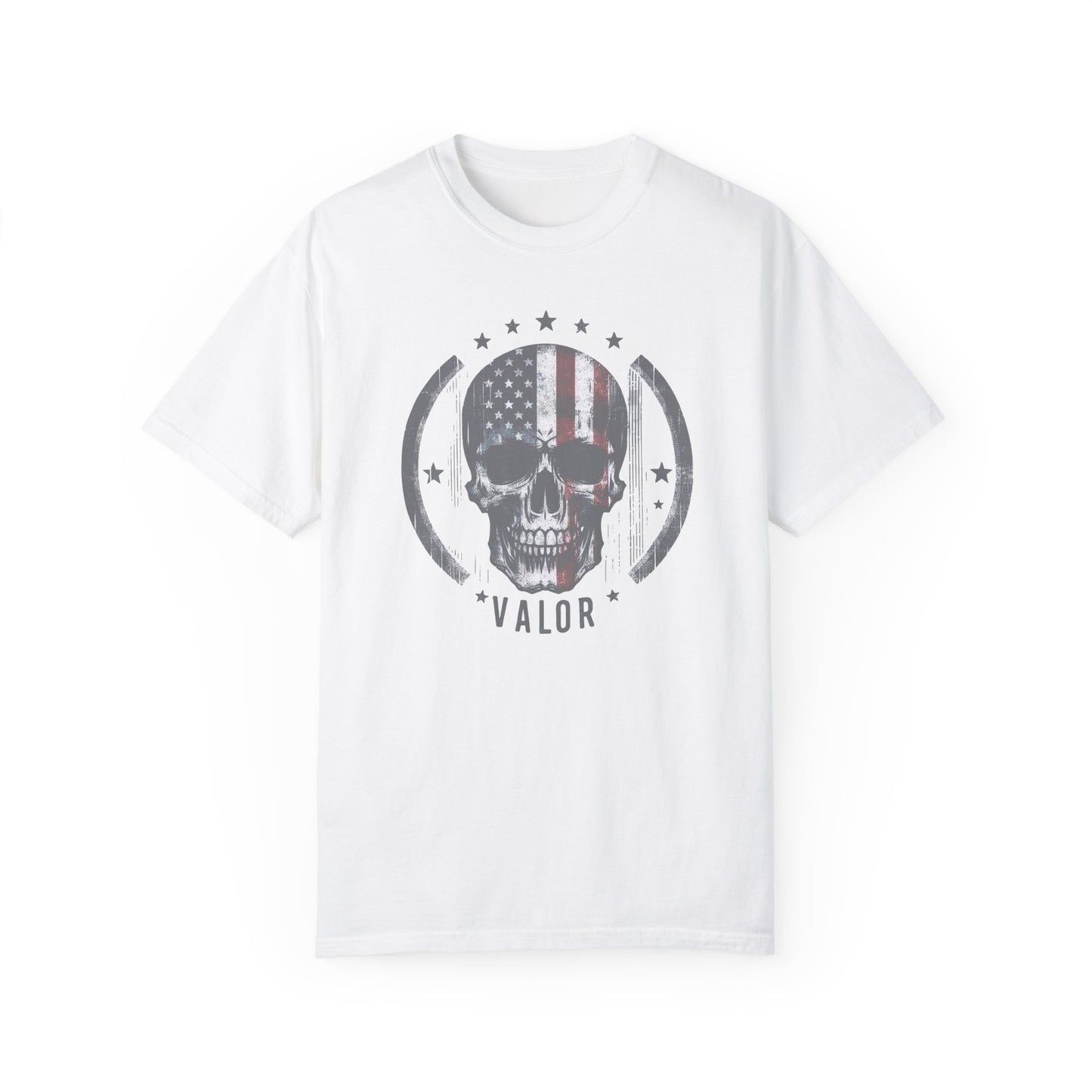 Valor Skull T-Shirt  Unleash Your Inner Warrior with Bold Style