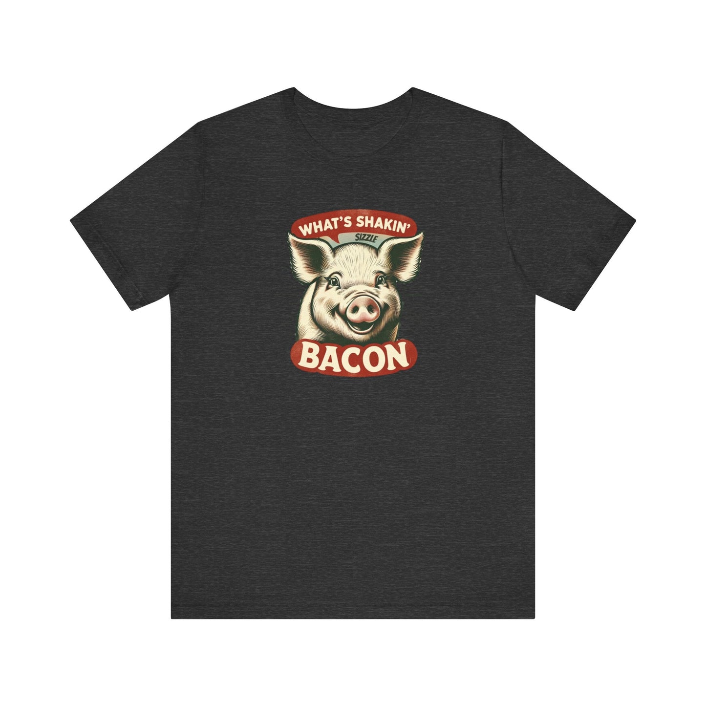 What's Shakin' Bacon - Bacon Vibes! Join The Bacon Crew! Dive into Fun with Our Classic Tee! Bacon Lovers!