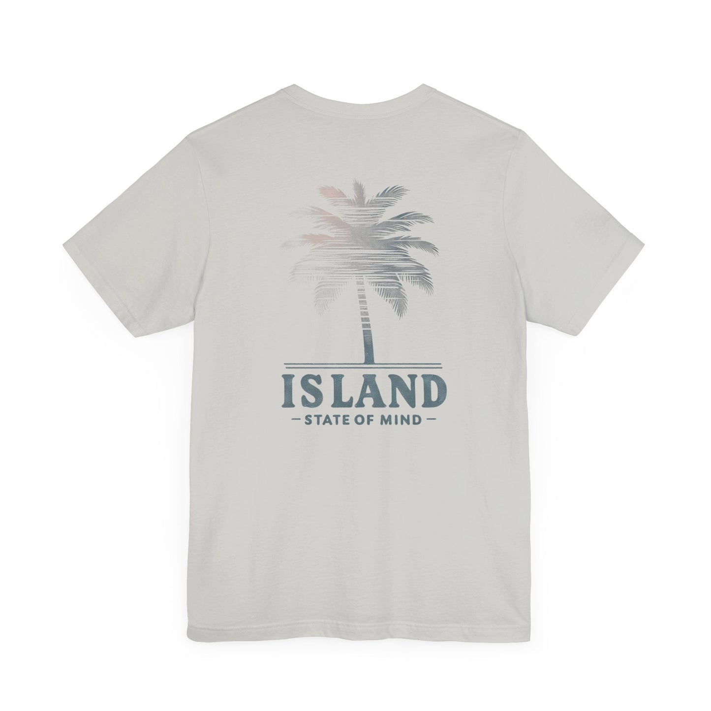 Vacation Vibes: Unisex Island State of Mind Palm Tree Graphic Tee Great Gift Idea