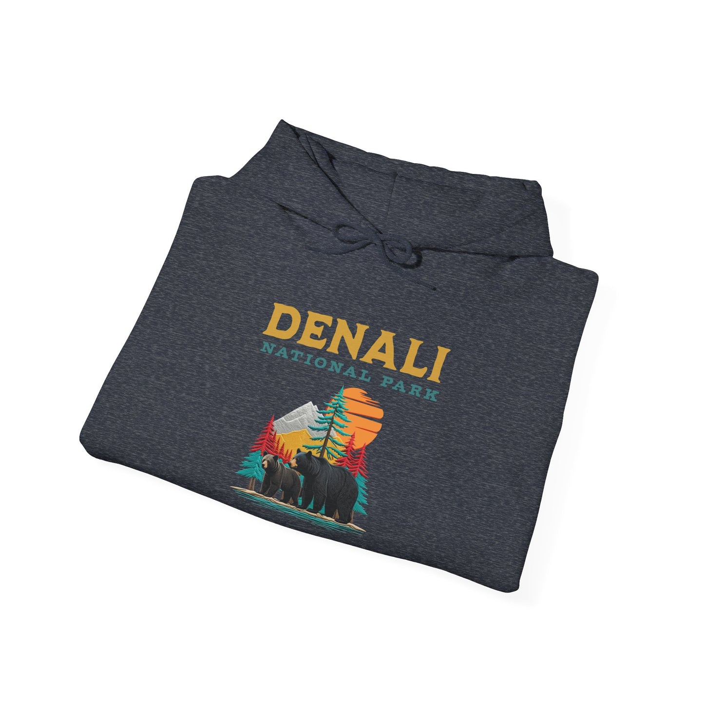 Denali National Park Bears hoodie Wildlife Adventure Tee for Outdoor Enthusiasts