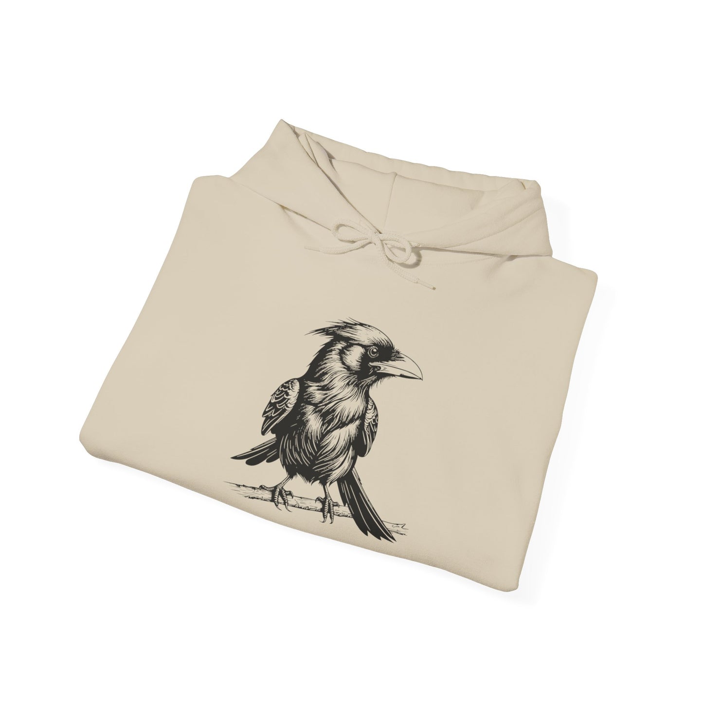 Vintage Minimalist Raven Bird Graphic Sweatshirt Unisex Timeless Pullover