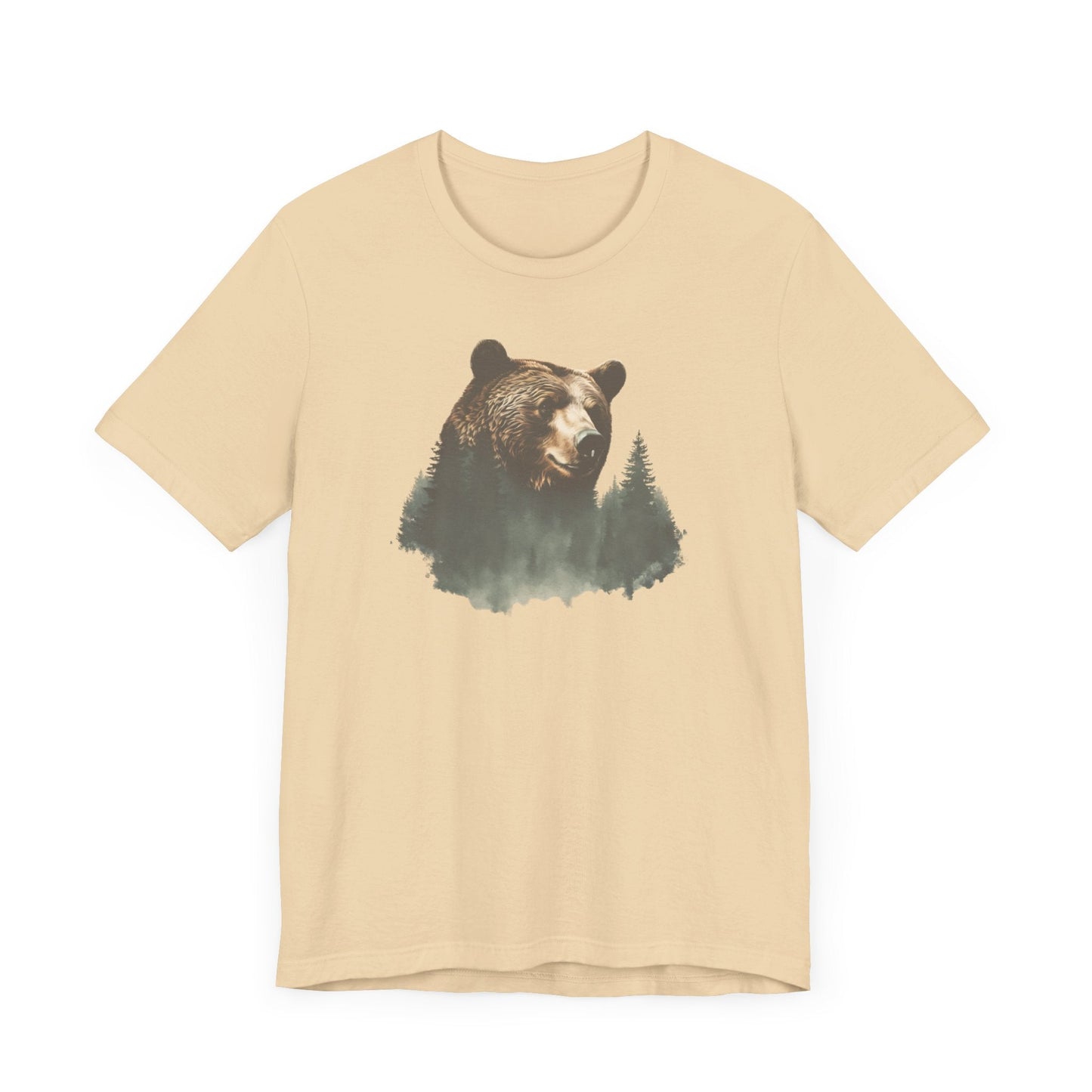 Respect the Locals Bear Life Mountain Escape Get Lost in Nature Unisex Jersey Great Gift, Dad Gift, Husband Gift, Camping Tshirt