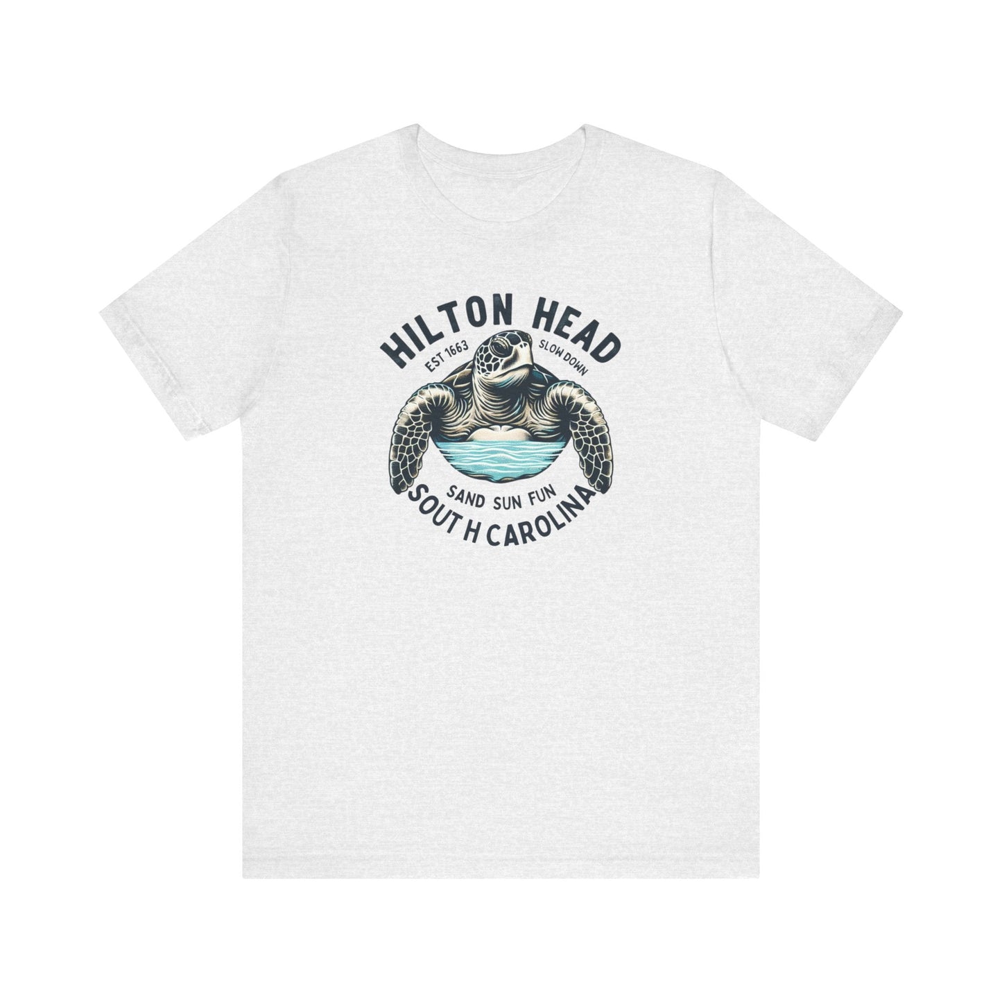 Hilton Head South Carolina Graphic Tee Vacation Shirt Beach Vibes Destination Shirt Great Gift Idea