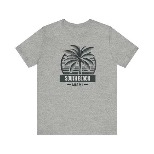 South Beach Serenity: Unisex Palm Trees Tee, the Ultimate Gift for Every Occasion Boyfriend Gift, Girlfriend Gift