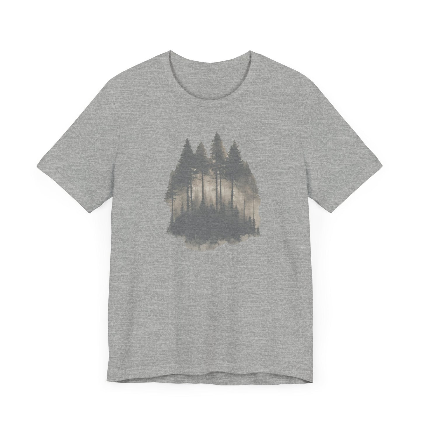 Spirit of the Forest Unisex Jersey Tee Great Gift Husband Gift Wife Gift, Camping, Hiking, Boyfriend Gift, Girlfriend Gift, Camping Shirt