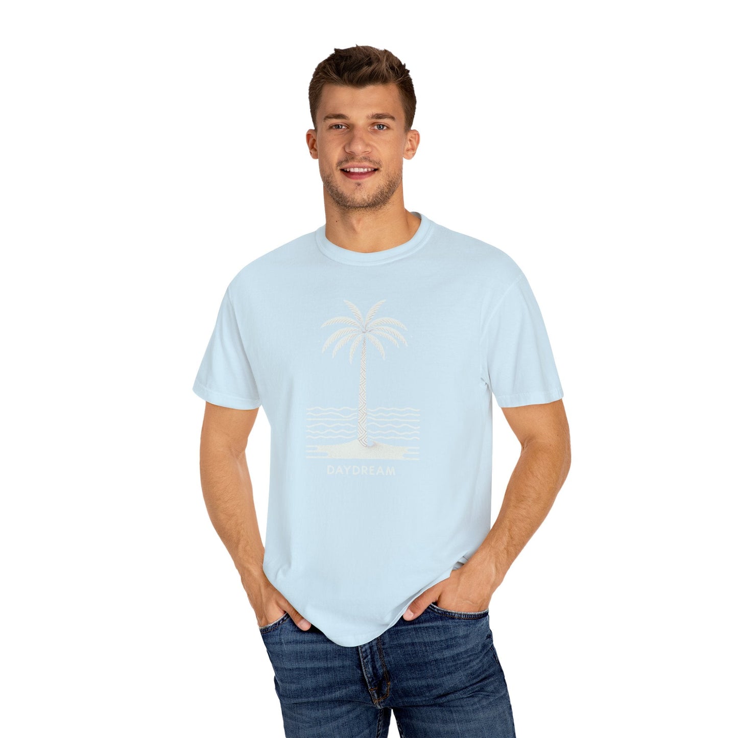 Daydreaming Under The Palms Comfort Colors 1717 Tee Beach Shirt, Great Gift, Sister Gift, Wife Gift, Mom Gift, Mothers Day Gift Unisex