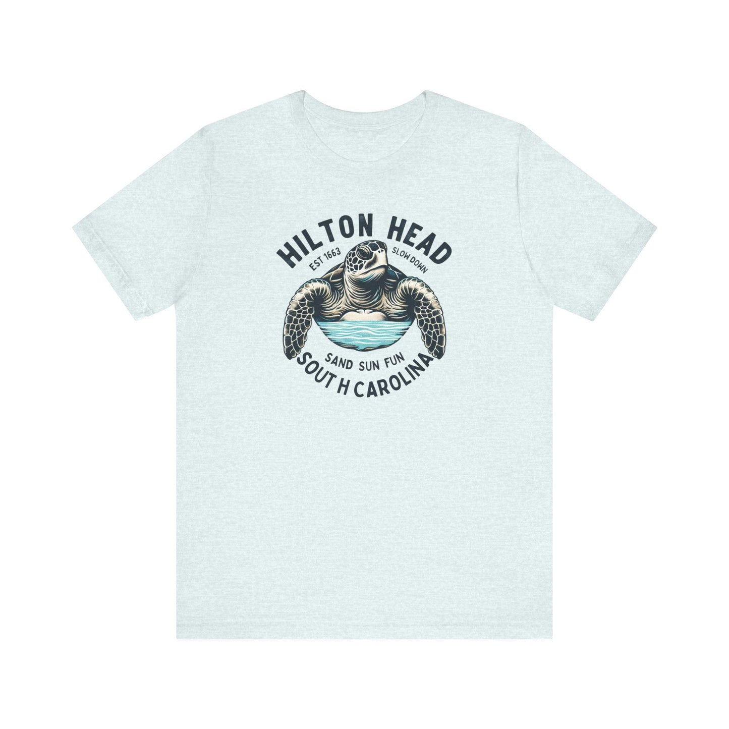 Hilton Head South Carolina Graphic Tee Vacation Shirt Beach Vibes Destination Shirt Great Gift Idea