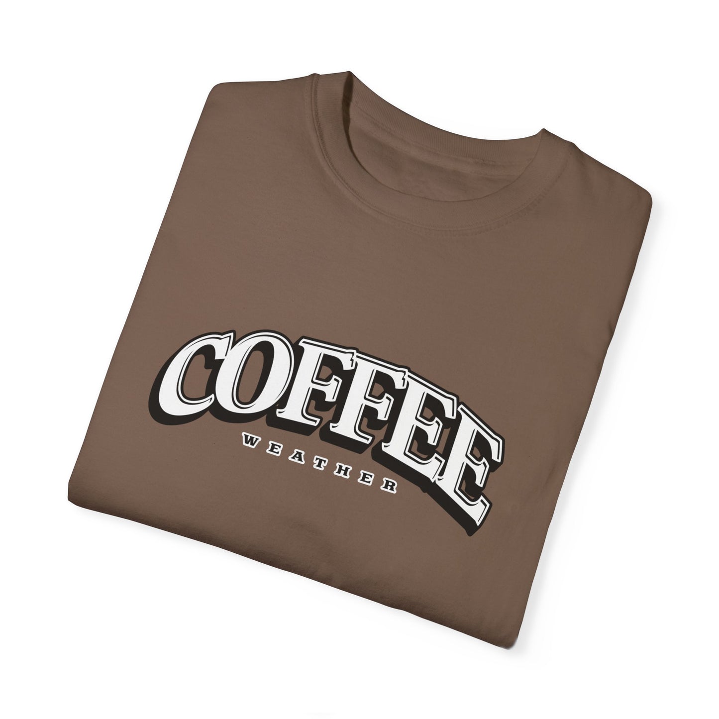 Coffee Weather Winter-Inspired Graphic Tee Shirt