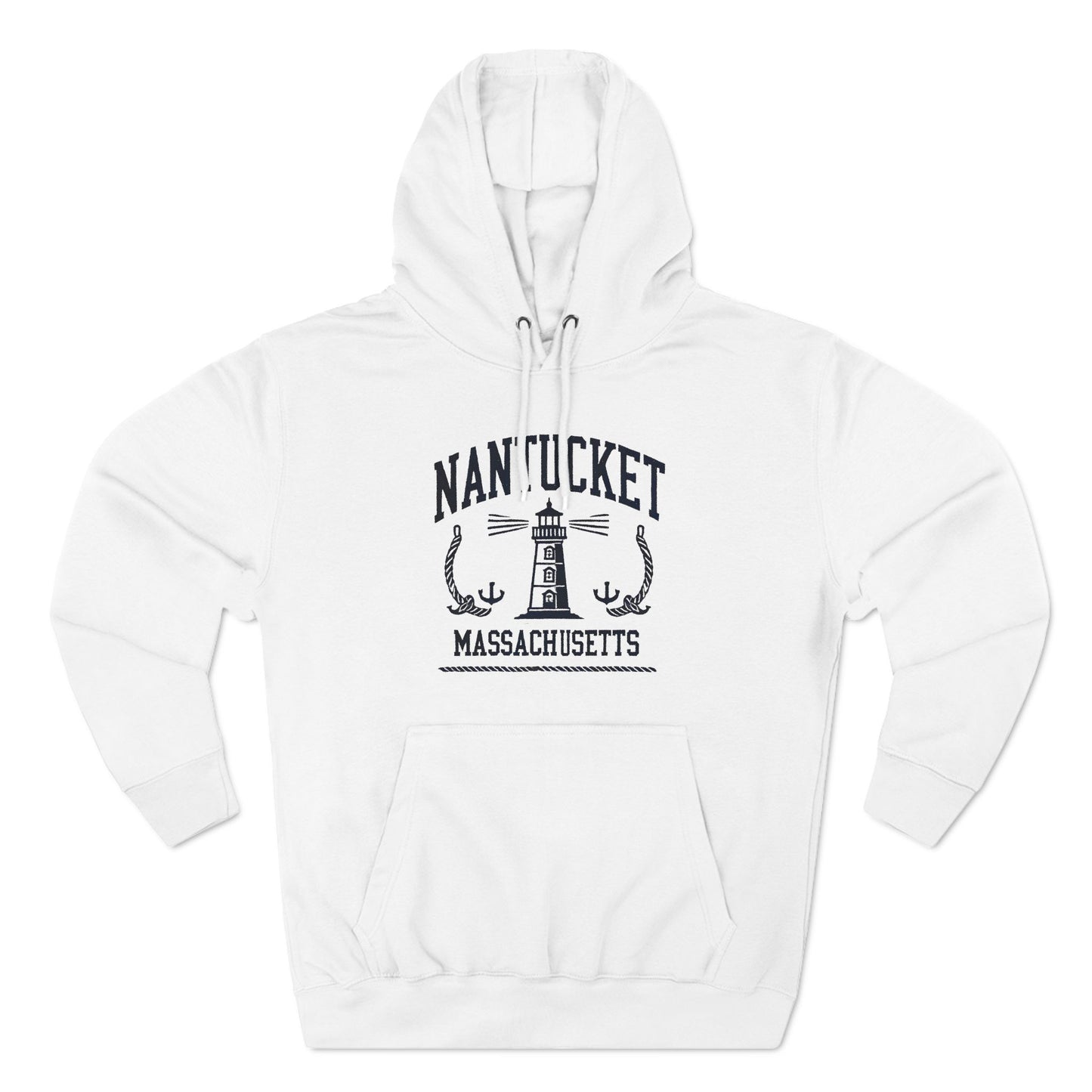 Nantucket Massachusetts Graphic Sweatshirt Coastal-Inspired Pullover