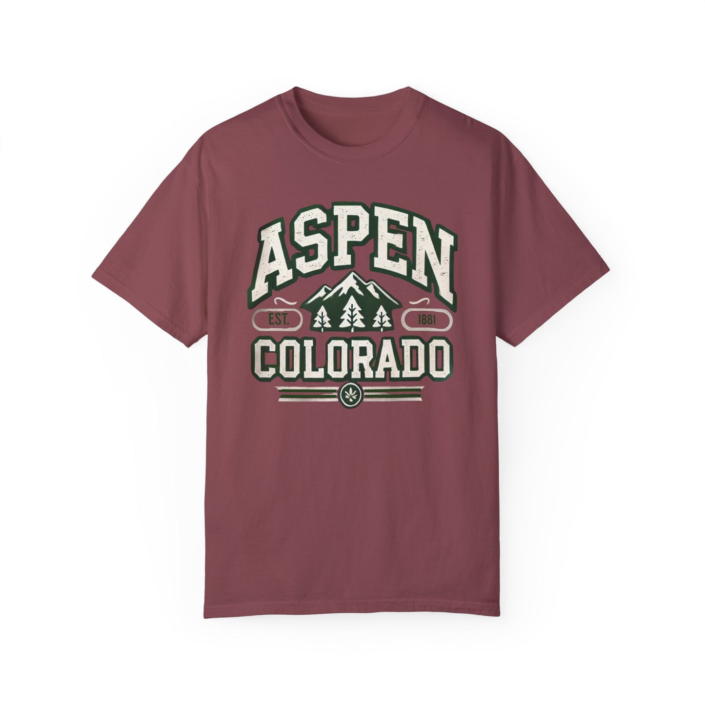 Aspen Colorado Graphic T-Shirt | Mountain Adventure Casual Tee