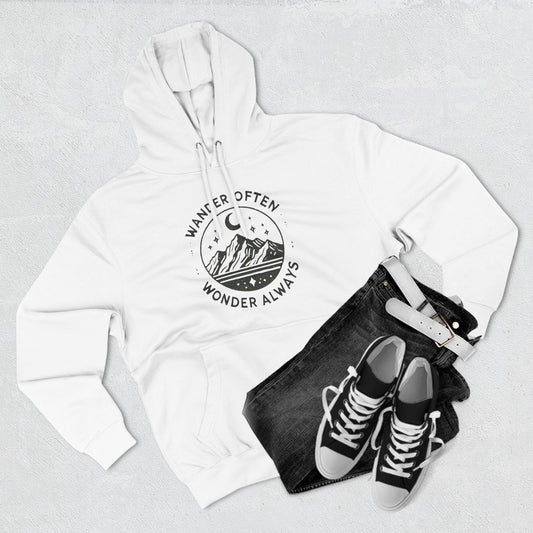 Wander Often Wonder Always Graphic Hoodie