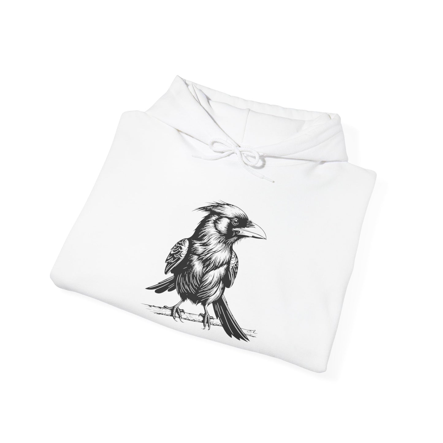 Vintage Minimalist Raven Bird Graphic Sweatshirt Unisex Timeless Pullover